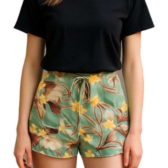 L*Space Westside Shorts Floral Tropical Swim Cover Up Summer Beach - Picture 7 of 7